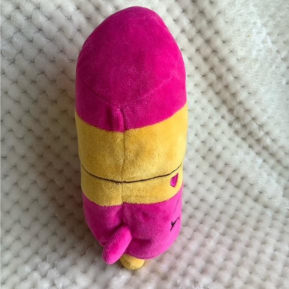 Shopkins Plush Lippy Lipstick Winking Stuffed Toy Imports Dragon Embroidered 💄 - Picture 3 of 7